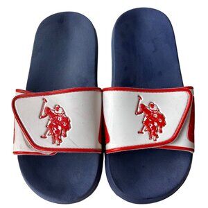 Ralph Lauren Polo Sandals Flip Flops w/Strap Adult Unisex Size L (9/10)-READ